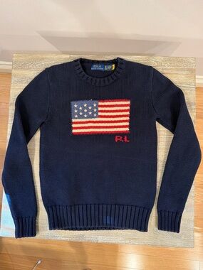 Ralph Lauren The Iconic Flag Sweater.